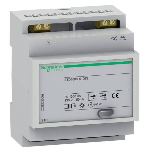 SCHNEIDER ELECTRIC - Dimmer STD1000RL-DIN, 1000 W