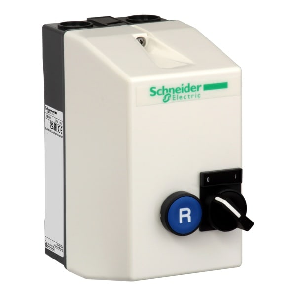 SCHNEIDER ELECTRIC - Leergehäuse TeSys - für LE1 D09 D12 - mit blauem Taster und 1 Schalter