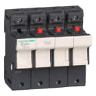 SCHNEIDER ELECTRIC - Sicherungshalter TeSys 3p N 50A , Sicherungsgröße 14x51mm
