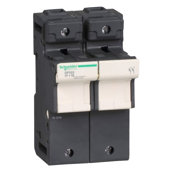 SCHNEIDER ELECTRIC - Sicherungshalter TeSys 2p 125A, Sicherungsgröße 22x58mm