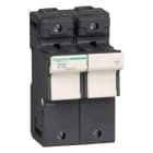 SCHNEIDER ELECTRIC - Sicherungshalter TeSys 2p 125A, Sicherungsgröße 22x58mm