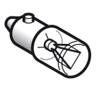 SCHNEIDER ELECTRIC - Glühlampe, transparent f. Befehls. u. Meldegeräte, BA 9s, 12 V 2,6 W