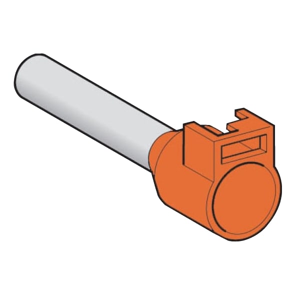 SCHNEIDER ELECTRIC - Aderendhülse DZ5 gem. NF, 4mm2/AWG12, orange, 10 Sätze à 100 Stück