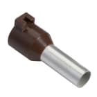 SCHNEIDER ELECTRIC - Aderendhülsen m. Clip f. Bezeichnungsfahne, Ausführung normal, 10mm2, braun
