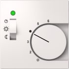 SCHNEIDER ELECTRIC - Zentr.pl.f.Temperaturregl.einsatz m.Wahlschalter,reinweiß,TP,FASHION/RIVA/SCALA