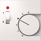 SCHNEIDER ELECTRIC - Zentralpl.f. Temperaturregl.einsatz,reinweiß,Thermo bruchfest,FASHION/RIVA/SCALA