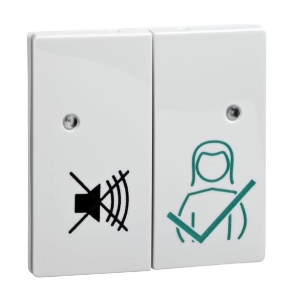 SCHNEIDER ELECTRIC - Tastfläche für Dienstzimmereinheit (SIGMA) FASHION/RIVA/SCALA reinweiß