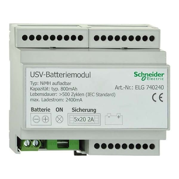 SCHNEIDER ELECTRIC - Batteriemodul (ohne Netzteil) für USV Netzteil für DIN-Schiene 6 PLE SIGMA.