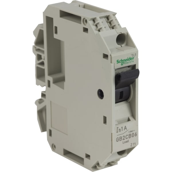 SCHNEIDER ELECTRIC - Leistungsschalter TeSys für Steuerstromkreise, GB2-CB, 1A, 1p, 1d