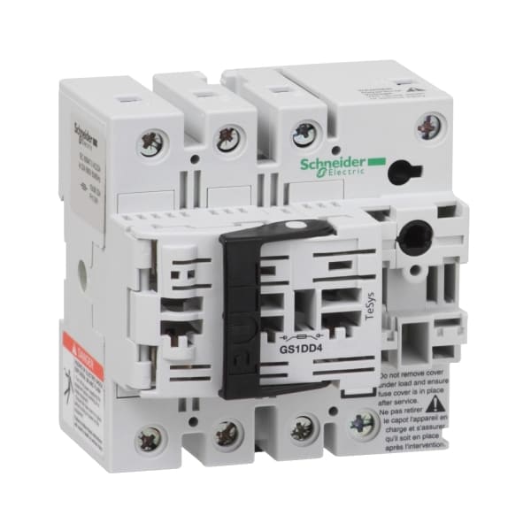 SCHNEIDER ELECTRIC - Grundgerät für Sicherungen GS1, TeSys GS, 3p+N 3 F, NFC, 32A