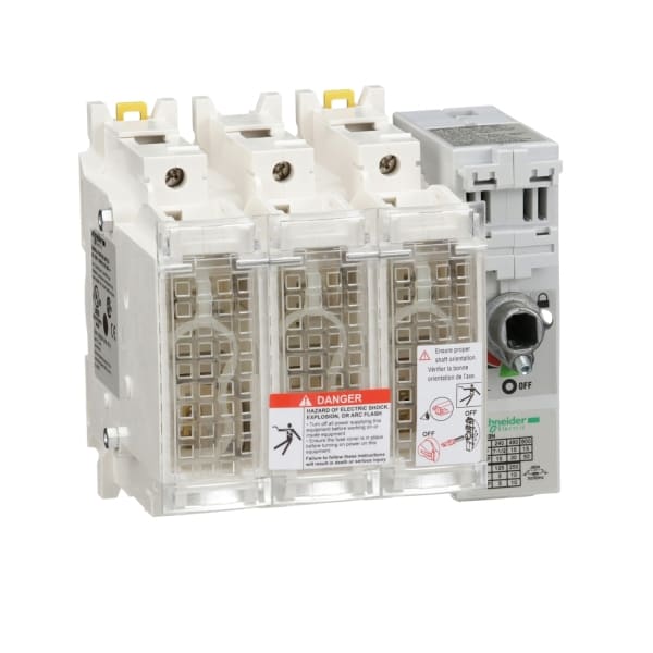 SCHNEIDER ELECTRIC - TeSys GS – Sicherung für Lasttrennschalter – 3 P – UL – 60 A – Sicherungsgröße J