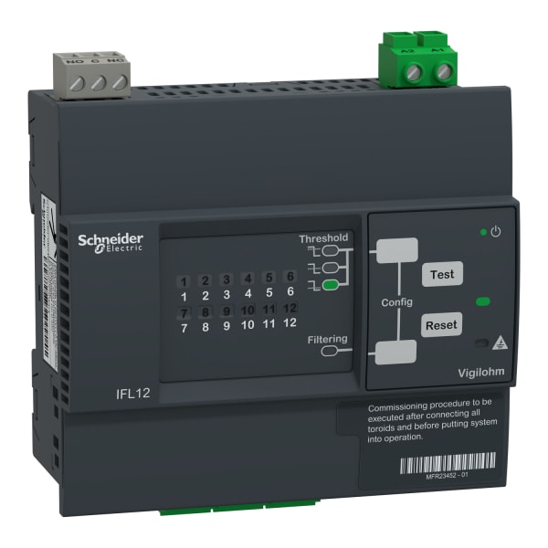 SCHNEIDER ELECTRIC - VIGILOHM 12-kanaliges Fehlerortungsgerät - 100-440VAC/DC