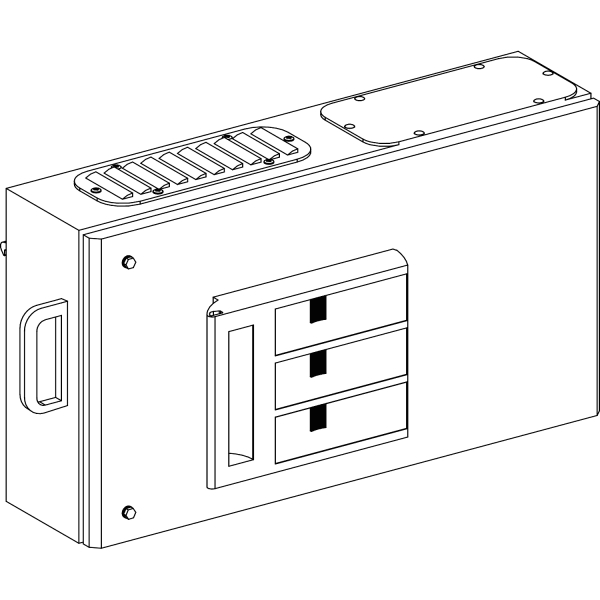 SCHNEIDER ELECTRIC - KS Abgangskasten, 250A, mit Sicherungtrenner, NH1
