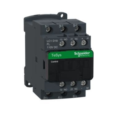 SCHNEIDER ELECTRIC - Schütz TeSys LC1D - 3P - AC-3 440 V 18 A - Spule 110 V DC