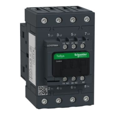 SCHNEIDER ELECTRIC - Schütz TeSys D - 4P(4 S) - AC-1 - <= 440 V 80 A - 32 V AC Spule
