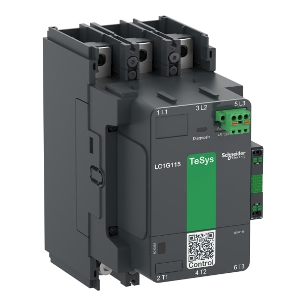 SCHNEIDER ELECTRIC - Leistungsschütz TeSys control - Giga, 3-polig, 185A AC3, 48-130V ACDC Spule