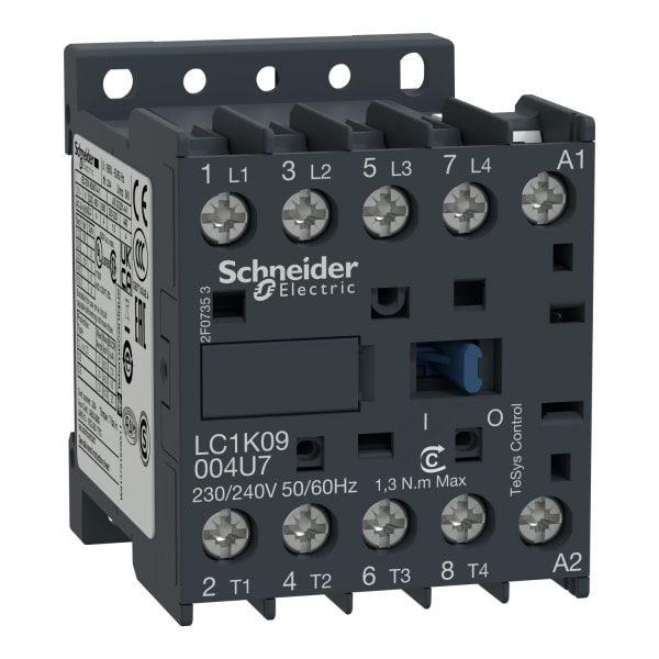 SCHNEIDER ELECTRIC - Leistungsschütz, 4p, 20A/AC1, Spule 240V 50/60Hz
