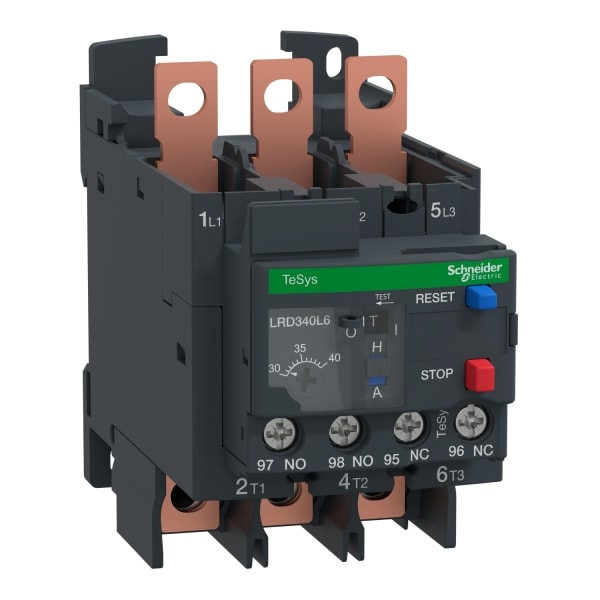 SCHNEIDER ELECTRIC - Motorschutzrelais, 30-40A, 1S+1Ö, Klasse 20, Ringkabelschuhanschluss