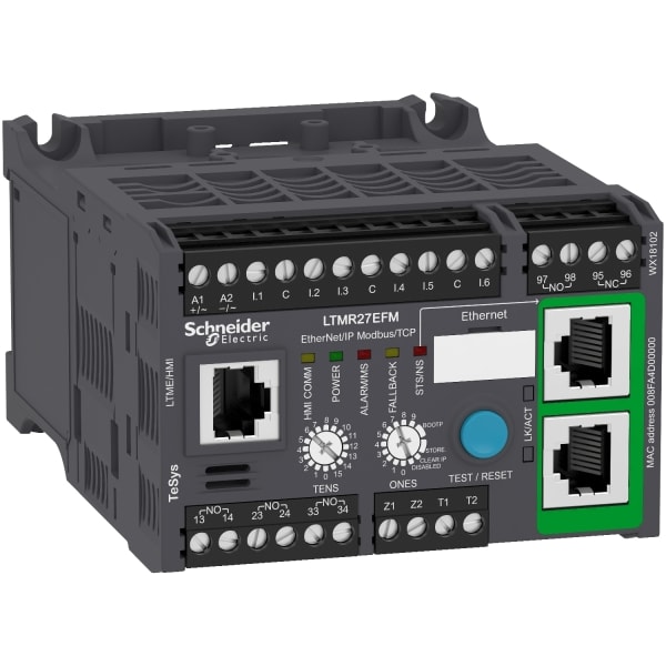 SCHNEIDER ELECTRIC - Controller Motormanagement LTM R TeSys T, 100-240V AC 27A f. Ethernet TCP/IP