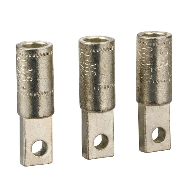 SCHNEIDER ELECTRIC - 3 Gecrimpte Kabelschuhe für Cu-Kabel 6 - 1/0 AWG, PowerPacT B