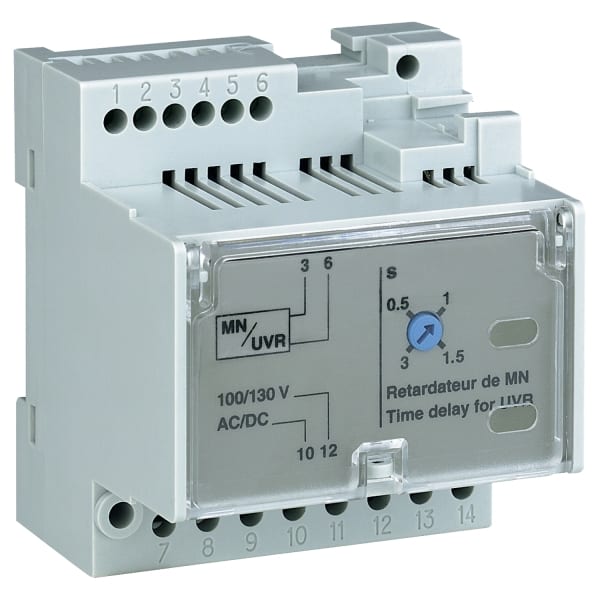 SCHNEIDER ELECTRIC - Verzögerungseinheit MN Unterspannungsauslöser 48/60V AC/DC Zeit einstellbar