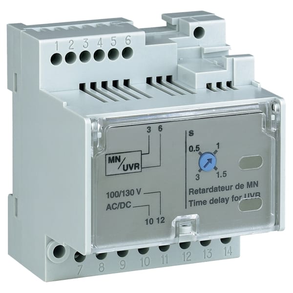 SCHNEIDER ELECTRIC - Verzögerungseinheit MN Unterspannungsauslöser 200/250V AC/DC Zeit einstellbar