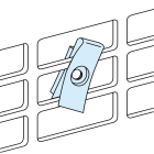 SCHNEIDER ELECTRIC - PrismaSeT-P, Clipmutter, für Lochmontageplatten,M5,(20Stück)