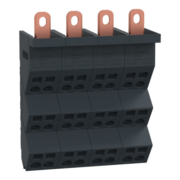 SCHNEIDER ELECTRIC - PrismaSeT-P, Linergy DP, Verteilerblock, 4polig,160A