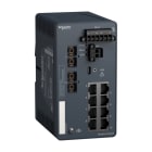 SCHNEIDER ELECTRIC - Modicon Managed Switch, 8 Ports für Kupfer (8TX 10/100 Mbit/s) + 2 für Glasfaser Multimode (2FX-MM 100 Mbit/s)
