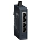SCHNEIDER ELECTRIC - Modicon Unmanaged Switch, 4 Ports für Kupfer (4TX 10/100 Mbit/s) + 1 Port für Glasfaser Multimode (1FX-MM 100 Mbit/s)