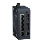 SCHNEIDER ELECTRIC - Modicon Unmanaged Switch, 6 Ports für Kupfer (6TX 10/100 Mbit/s) + 2 Ports für Glasfaser Multimode (2FX-MM 100 Mbit/s)