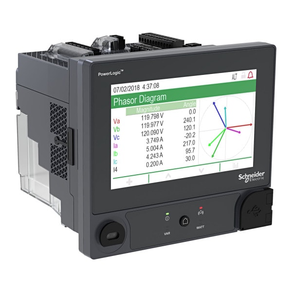 SCHNEIDER ELECTRIC - Netzanalysator PowerLogic ION93040, LVCT, Modbus TCP, ION Protokoll, mit 192 mm Display, B2B Adapter, Hardware Kit