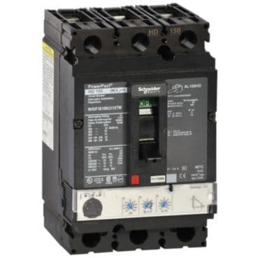 SCHNEIDER ELECTRIC - PowerPact-Multistandard – H-Rahmen – 150 A – 25 kA – Auslösegerät Micrologic 3.0