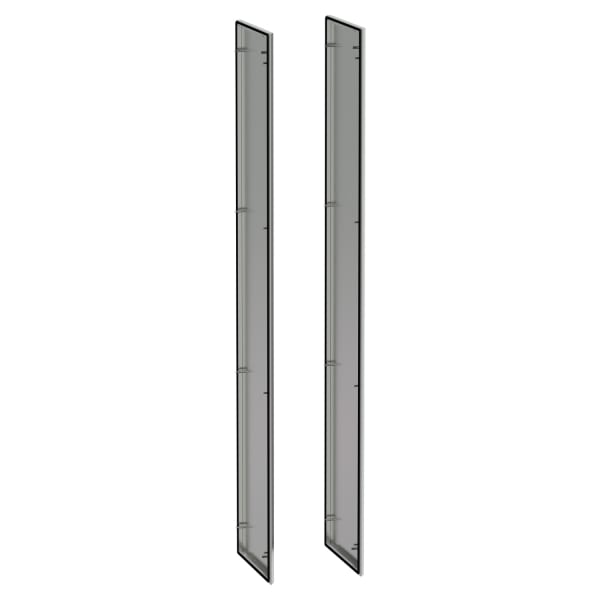 SCHNEIDER ELECTRIC - 2 Seitenwände, Edelstahl 304L. Scotch Brite®-Oberfläche für SFX H1800xT400mm