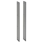 SCHNEIDER ELECTRIC - 2 Seitenwände, Edelstahl 304L. Scotch Brite®-Oberfläche für SFX H1800xT400mm