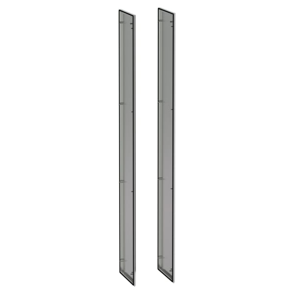 SCHNEIDER ELECTRIC - 3 Seitenwände, Edelstahl 304L. Scotch Brite®-Oberfläche für SFX H2000xT400mm