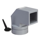 SCHNEIDER ELECTRIC - Horizontale Drehbefestigung,quadratisch 50mm RAL7040, für Geh. SPACIAL S3CM HMI