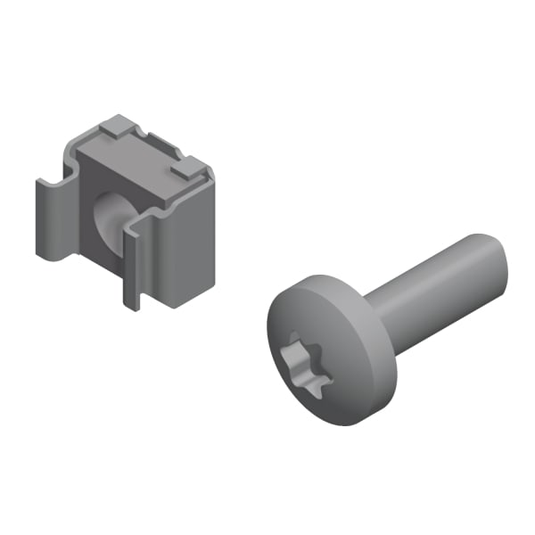 SCHNEIDER ELECTRIC - Spacial SM-Käfigmuttern, M6, Verpackungseinheit: 100 Stück