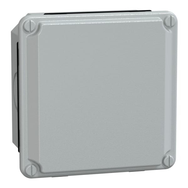SCHNEIDER ELECTRIC - Stahlgehäuse 105x105x49 niedrig Drückplatte