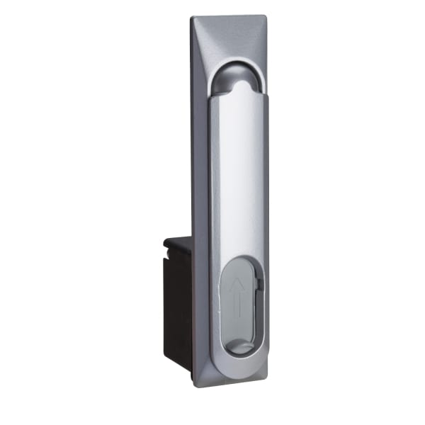 SCHNEIDER ELECTRIC - Ersatzschlossgriff für Edelstahlgehäuse, 3mm Doppelbart, Zamak, lackiert