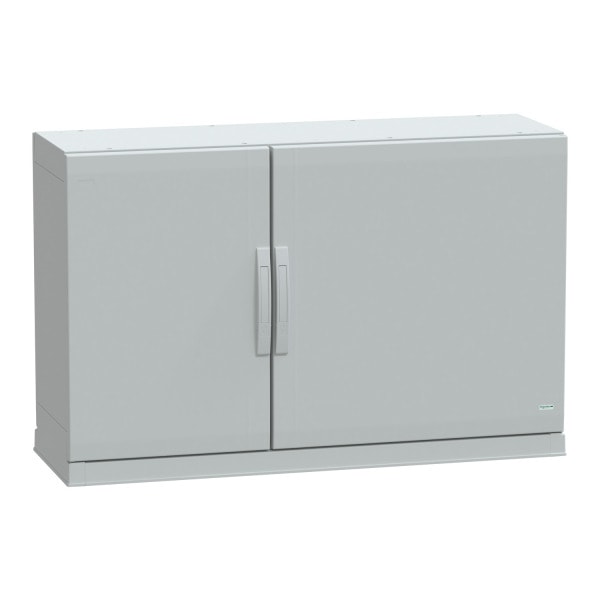 SCHNEIDER ELECTRIC - Polyestergehäuse, PLAZ m. Sockelrahmen, offener Boden, 750x1250x420 IP54