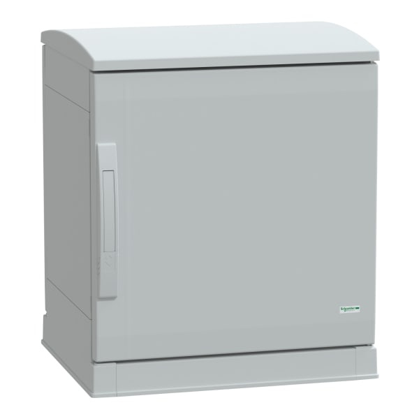 SCHNEIDER ELECTRIC - Polyestergehäuse bodenst. Vers.PLAZT m. offen.Sockel+Abdeck. 500x500x420 IP44