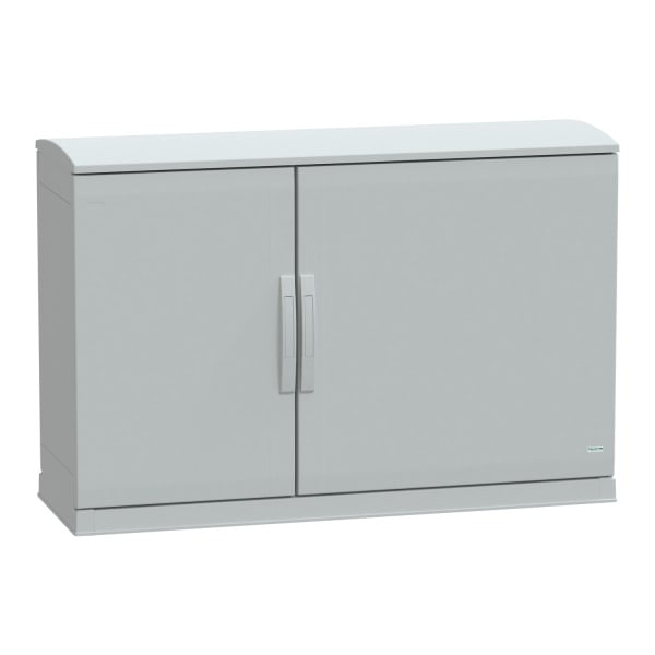 SCHNEIDER ELECTRIC - Polyestergehäuse bodenst. Vers.PLAZT m. offen.Sockel+Abdeck. 750x1250x420 IP44