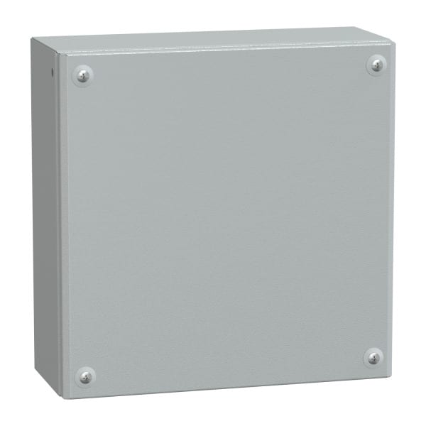 SCHNEIDER ELECTRIC - Flaches Stahlgehäuse Spacial SBM 300x300x120mm IP66 IK10