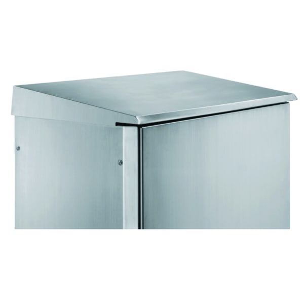 SCHNEIDER ELECTRIC - Edelstahldach 304L, Scotch Brite®-Oberfläche, für Gehäuse B800xT400mm.