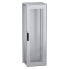 SCHNEIDER ELECTRIC - Standgehäuse, PanelSeT SFN, aus dekarbonisiertem Stahl, ohne Montageplatte, Glastür, montiert, 1800x600x500mm, IP55