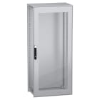 SCHNEIDER ELECTRIC - Standgehäuse, PanelSeT SFN, aus dekarbonisiertem Stahl, ohne Montageplatte, Glastür, montiert, 1800x800x500mm, IP55