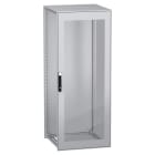 SCHNEIDER ELECTRIC - Standgehäuse, PanelSeT SFN, aus dekarbonisiertem Stahl, ohne Montageplatte, Glastür, montiert, 2000x800x800mm, IP55
