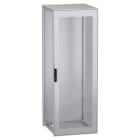 SCHNEIDER ELECTRIC - Standgehäuse, PanelSeT SFN, aus dekarbonisiertem Stahl, ohne Montageplatte, Glastür, montiert, 2200x800x800mm, IP55