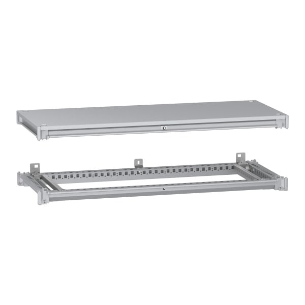 SCHNEIDER ELECTRIC - Unterer und oberer Rahmen, PanelSeT SFN, für elektrische Gehäuse B 1000 x T 400 mm, inklusive Dach
